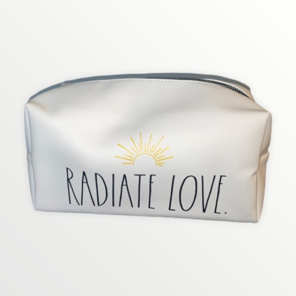 RAE DUNN NWT Radiate Love/Sun Cosmetic Pouch